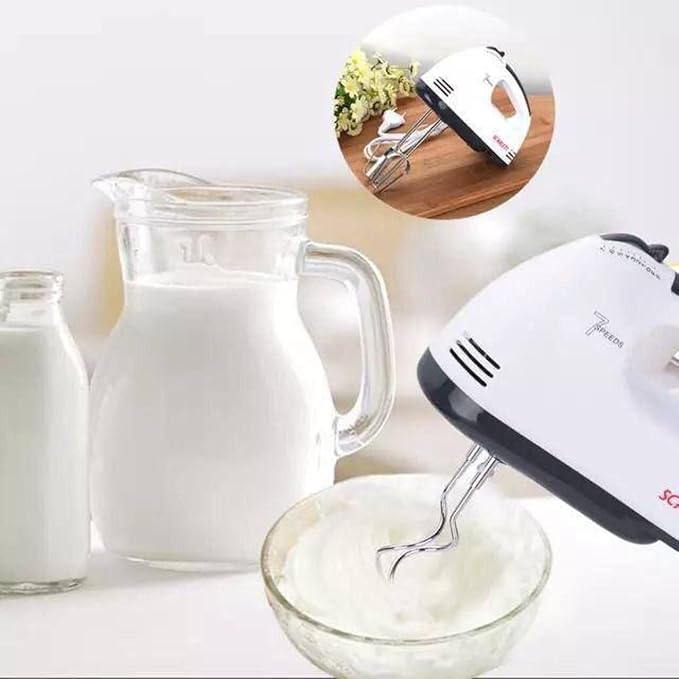 خلاط يدوي كهربائي بـ 7 سرعات مع زر تربو