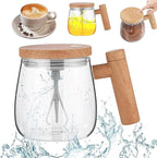 كوب خلط كهربائي ذاتي الخلط مع غطاء بسعة 400 مل